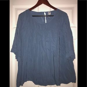 Old Navy Blue-Grey Blouse